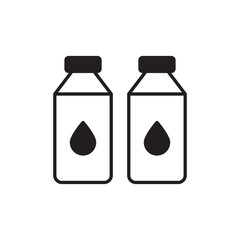 Ink Cartridge icon design with white background stock illustration