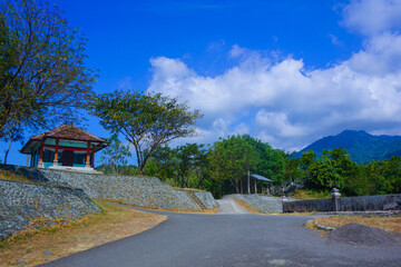 Rural Road to Mountain Gazebo