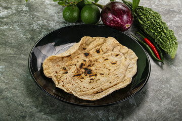 Indian traditional tandori bread - Roti