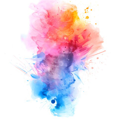 Vibrant Watercolor Explosion in High Resolution