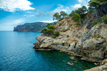 Küstenwanderung zur Bucht von Cala de Deià auf der wunderschönen Balearen Insel Mallorca - Spanien