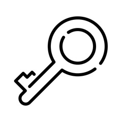 key icon design vector template simple and modern