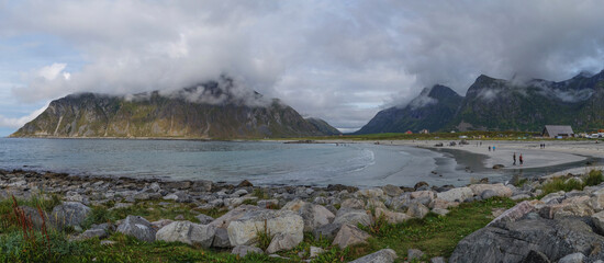 Les îles Lofoten, beautés naturelles de la Norvège.