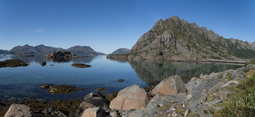 Les &icirc;les Lofoten, beaut&eacute;s naturelles de la Norv&egrave;ge.