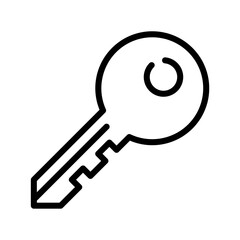 key icon design vector template simple and modern