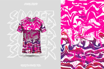 Sports jersey and t-shirt template sports jersey design vector. Sports design for football, racing, gaming jersey. Vector.	