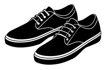 shoes vector silhouette illustration