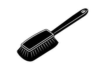 scrub master brush vector silhouette illustration