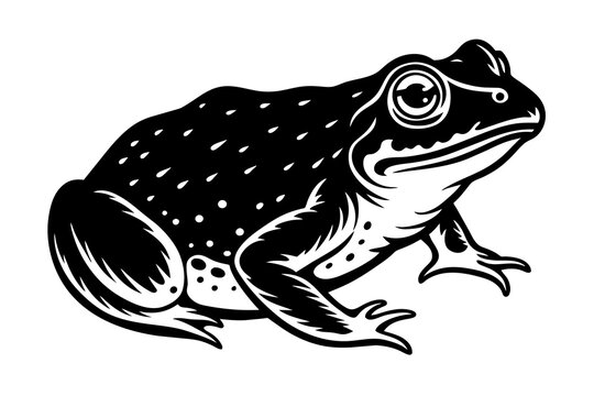 recommend clip art: toad vector silhouette illustration