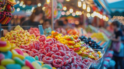 Sweet Symphony: Vibrant Candy Extravaganza at Carnival