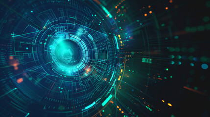 Obraz premium A computer generated image of a green