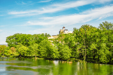 Trencin Castle in Trencin city in western Slovakia.