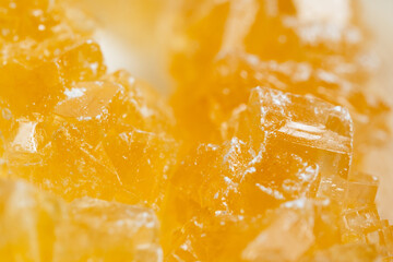 Crystallized sugar navat. Traditional Uzbek sugar.