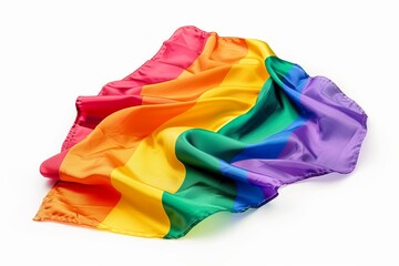 Vibrant Rainbow Flag Representing LGBTQ+ Pride