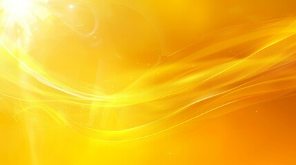  A close-up of a yellow and orange wallpaper with two bright lights, one in the center