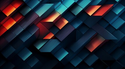 Abstract and colorful background with geometric shapes and modern patterns, ideal for graphic design
