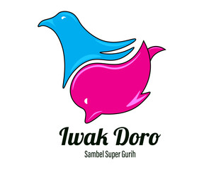 Logo design of FISH and Bird Good for any restaurant fraidfood, and any element designs.
