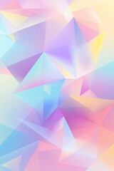 Obraz premium A colorful, abstract background with triangles and squares