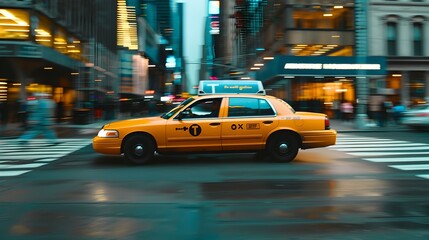 Taxi fabric prints