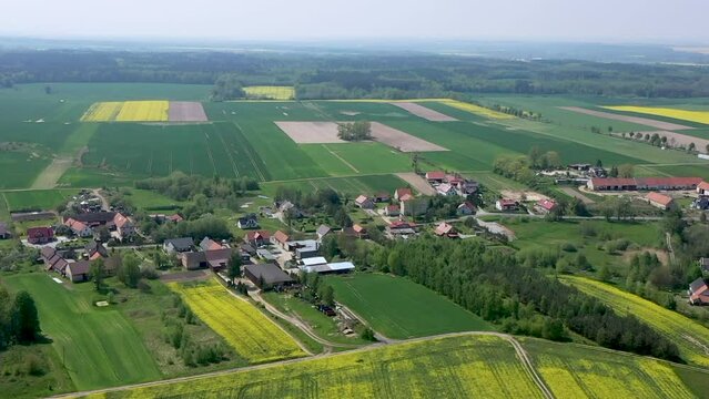 Polska wieś, pola