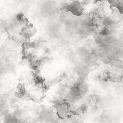  Cloudy smoky abstract background. Black and white  textured background.
