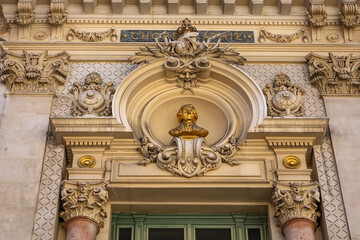 Opera de Nice (Nice Opera House). The current opera house was built in 1882 and inaugurated under the name of Municipal Theater. Nice, French Riviera, France.