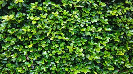 Obraz premium A tight shot of a lush green plant, adorned with copious green leaves, and a yellow fire hydrant positioned at its foliage-crowned summit