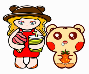 girlbearandsummertreat