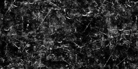 Dark grungy black textured of the black marble background. Abstract distressed Rough Black cracked wall slate texture wall grunge backdrop vector design art. Panorama of Dark grey black slate.	