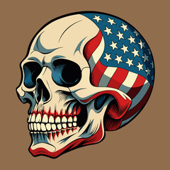 detailed-human-skull-with-american-flag-within-the