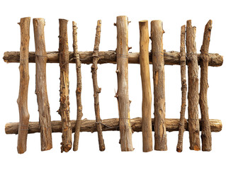 Obraz premium Old wooden fence