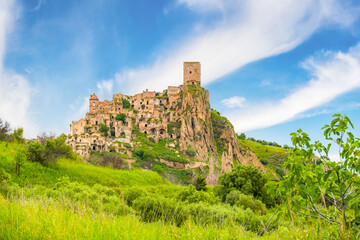 Fototapeta premium The ghost town. village of Craco, Basilicata region, Italy.