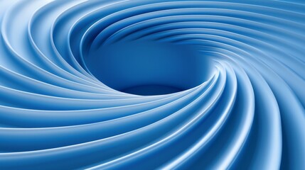  A blue background with a white, circular center, surrounded by a close-up swirl of blue The center of the swirl is clear and transparent, revealing the blue backdrop beneath it