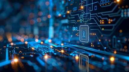 A detailed blueprint illustrating a cyber resilience plan, highlighting strategies to protect digital infrastructure from threats