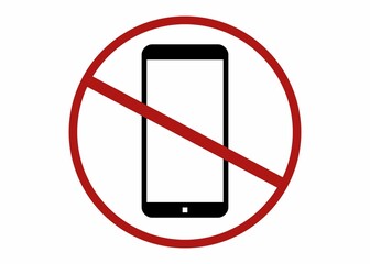phone icon, no mobile allowed 