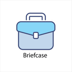 Briefcase vector icon