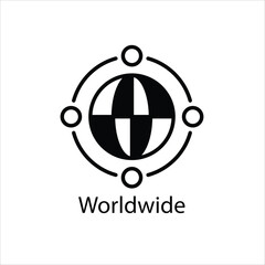 Worldwide vector icon