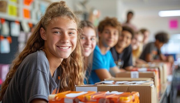 Imagine students organizing a fundraising event to support a cause they care about