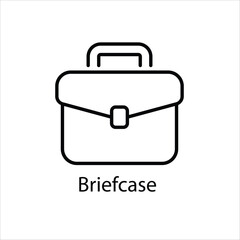 Briefcase vector icon