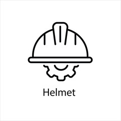 Helmet vector icon