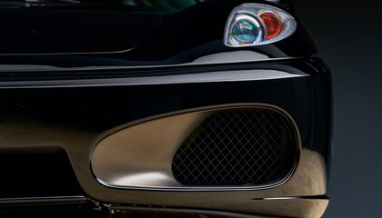 Fototapeta premium Headlight on a car
