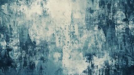 Obraz premium distressed geometric faded vintage blue grunge texture design on grey background abstract background