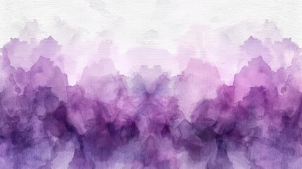 Fototapeta premium Abstract watercolor painting. Purple, pink and blue colors.