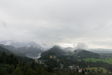 landscape with clouds