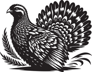 grouse Vector Illustration