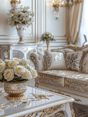 Classic Living Room Design Interior 