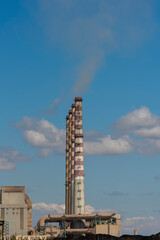 chimney of a factory
