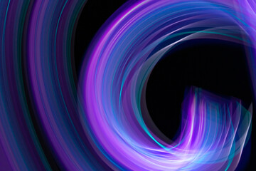 multi coloured colorful neon light painting photography, long exposure, ripples and waves