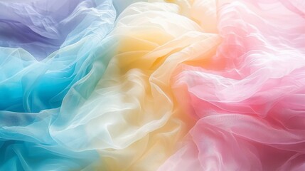 Obraz premium edges and bottom half are distinctly visible with white, pink, blue, yellow, and pink hues; top half is mildly blur