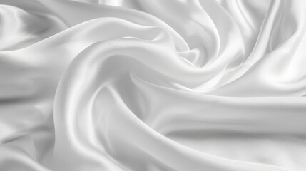 Obraz premium A close-up of a white fabric with a soft texture
